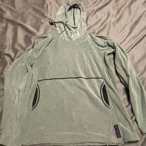 Melanzana Micro Grid Fleece Gray Women's L